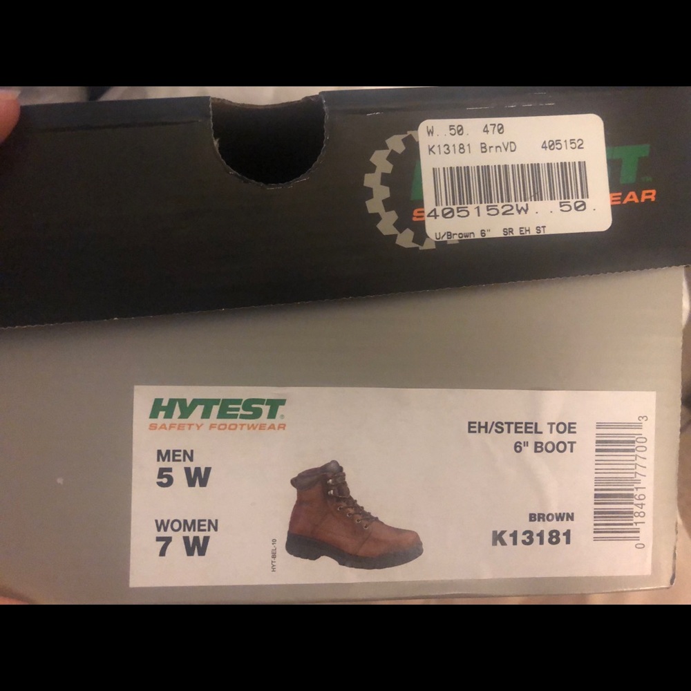 Hytest Steel toe leather boots